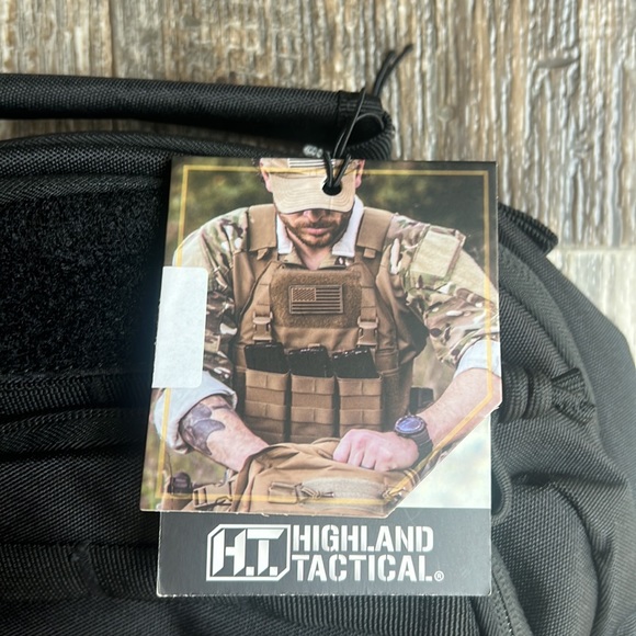 Mochila Tactica Highland Tactical Foxtrot Azul De Uso Rudo en venta en